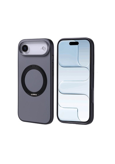 Apple Uyumlu iPhone 17 Air Kılıf M-safe Şarj Özellikli Standlı Zore Proton Silikon Kapak