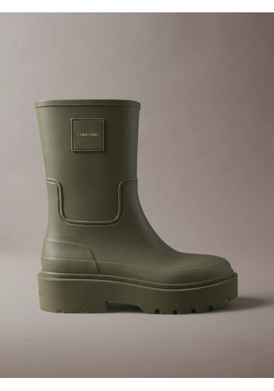 Calvin Klein Erkek Marka Logolu Günlük Kullanıma Uygun Yeşil Bot & Bootie Hm0hm02243 Lı1