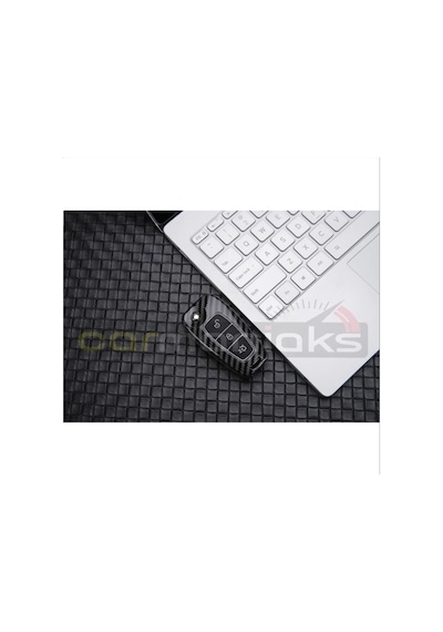 Ford Uyumlu Uyumlu Anahtar Karbon Metal Anahtar Kılıfı (421434785)
