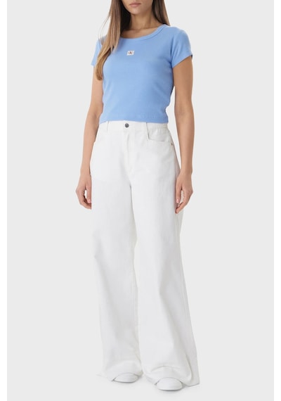 Calvin Klein Bayan T Shirt Lv047c200g C32 Mavi Mavi