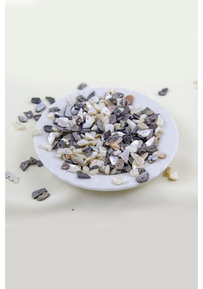 Krem Antra Düz Doğal Taş Boncuk 6-10 Mm Boyutlarında 25 Gram Yaklaşık 100 Adet