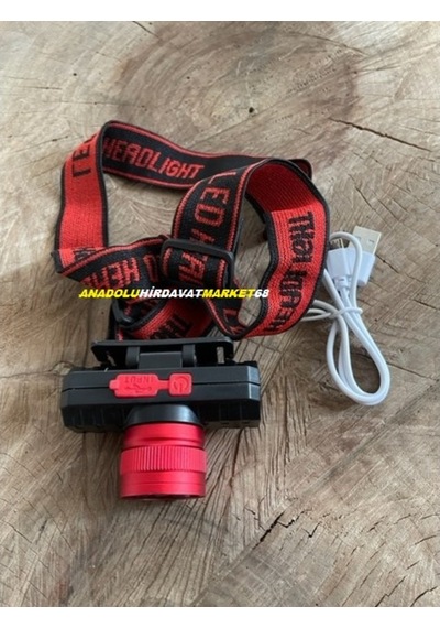 Dmr 1840 Şarjlı Kafa Lambası Zoomlu Led Lamba Kamp Lambası