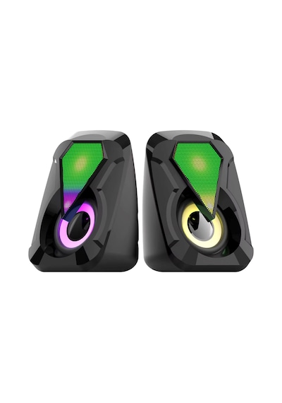 Hadron Hd6054 Rgb Ledli 1+1 Bilgisayar Hoparlörü