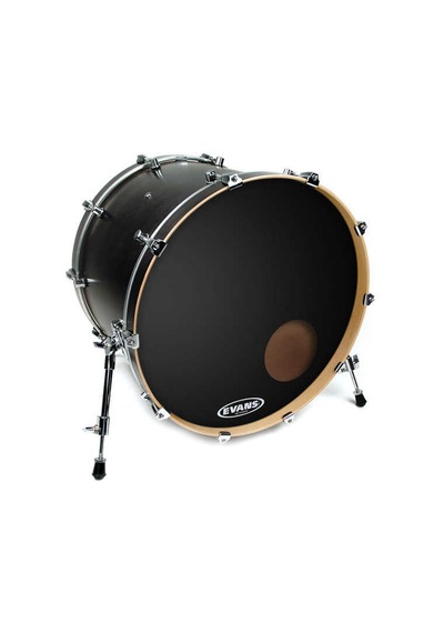Evans Bd20rb Resonant Black Kros Ön Derisi 20 Inch