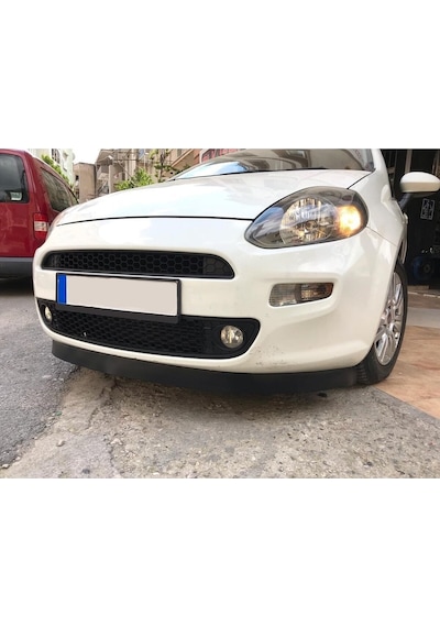 Fiat Punto Uyumlu Body Kit Ön Tampon Eki Kırılmaz Yumuşak Lip Mat Siyah