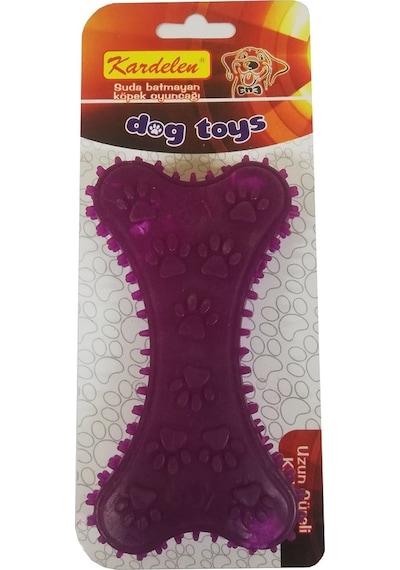 Kardelen Patili Plastik Köpekler İçin Diş Kaşıma Kemiği L 14 CM