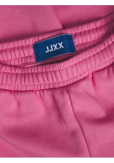 Jack & Jones Kadın Logolu Sweat Pantolon - Abbie - 12223960 Carmine Rose Çok Renkli