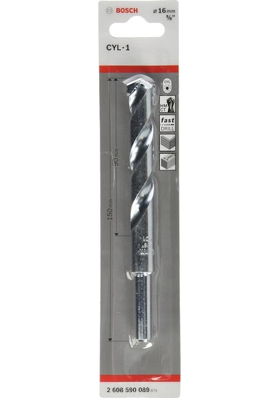 Bosch CYL-1 16x150 mm Taş Matkap Ucu 2608590089