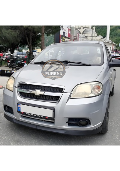 Chevrolet Aveo 2006-2010 Uyumlu H Lip Esnek Ön Lip 2 Parça Karlık Ön Ek Tampon Altı Dil