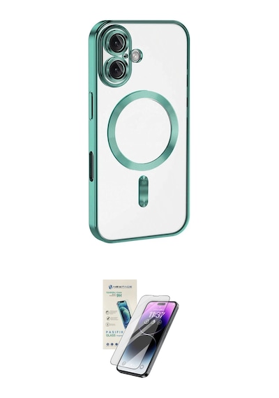 Cep 20-26 Apple Uyumlu İphone 16 Kılıf Nova Işık Özel Seri İkili Koruma Seti Najmaddin Mavi
