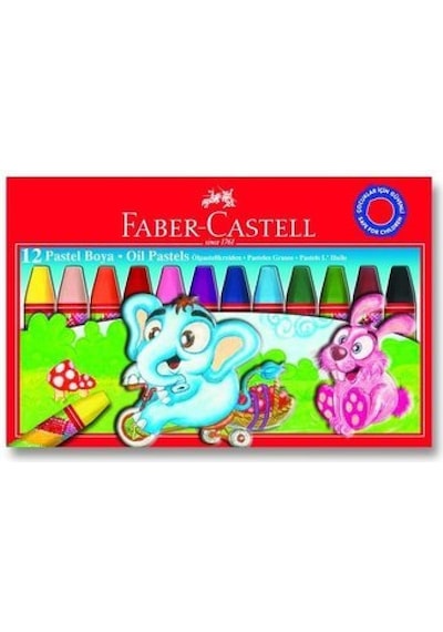Faber Castell Pastel Boya 12li - 3 Adet Çok Renkli