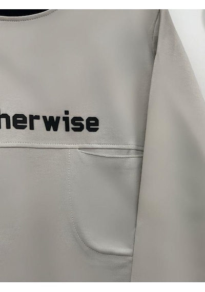 Zekids Erkek Çocuk Otherwise Yazılı Pamuklu Sweatshirt-14231 Taş