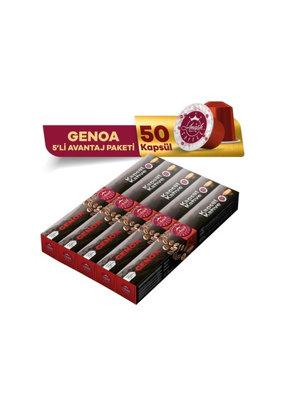 Anisah Genoa Kapsül Kahve Nespresso Uyumlu 5 x 10'lu