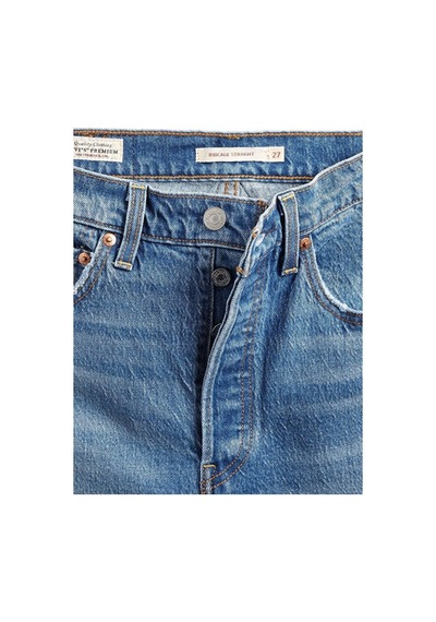 Levi's Ribcage Full Length Kadın Jean Pantolon - Dance Around-16238 Med İndigo - Worn İn