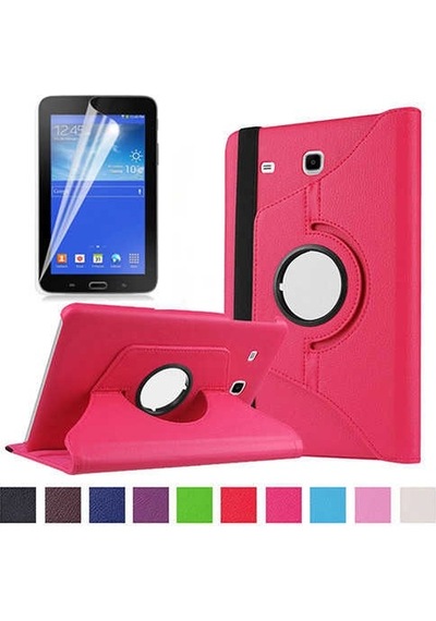 Galaxy Uyumlu Tab 3 Lite 7.0 T110 Zore Dönebilen Standlı Tablet Kılıfı
