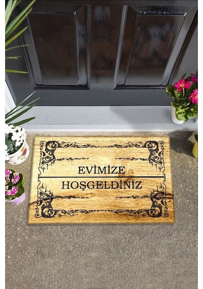 Pvc Hölzern Özel Tasarım Iç Ve Dış Kapı Önü Paspası