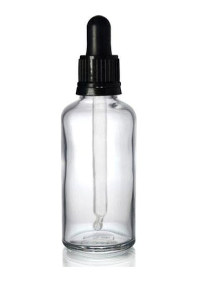 Paradise 50 adet 50 ml şeffaf cam damlalıklı şişe