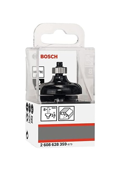2608628359 Aksesuarı Profil Freze G 8 Mm, R1 6,35 Mm, D 38 Mm, L 16 Mm, G 57 Mm