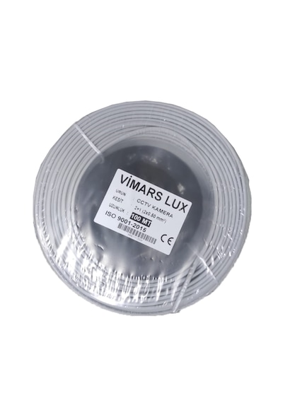 Vimars Lux 2+1 2 X 0, 50mm Cctv Kablo 100 Metre