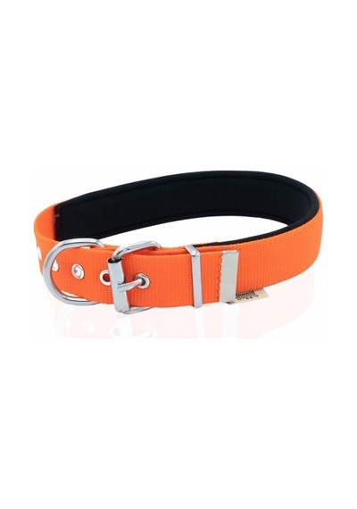 Doggie Konfor Dokuma Sade Boyun Tasması Turuncu 3 x 42-50 CM Turuncu