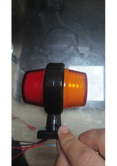 Ahmet Otomotiv Horpol Tipi Neonlu Takoz Lamba 12&24v Sarı Kırmızı
