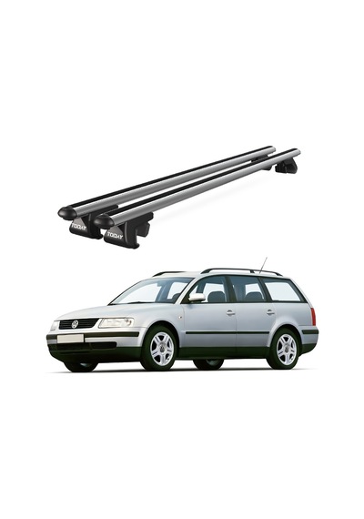 Venüs Volkswagen Passat Variant B5 1997-2005 Uyumlu Gri Ara Atkı Port Bagaj Tavan Barı