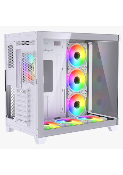 F7-pro Argb Ön Panel Ve Kumandalı Fanlar Atx Gaming Beyaz Kasa F7-pro Argb Ön Panel Ve Kumandalı Fanlar Atx Gaming Beyaz Kasa