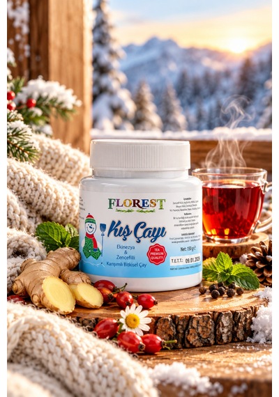 Kış Çayı 150 G Ekinezya Ve Zencefilli Karışım Bitkisel Çay - 931913295