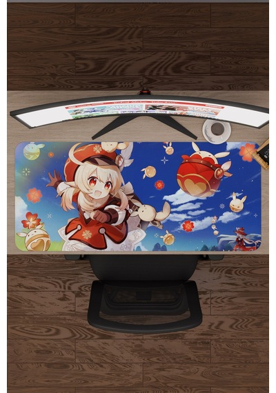 Klee Genshin Impact Anime Gacha V1 - 90x40 Xxl Gaming Mouse Pad Fare Altlığı