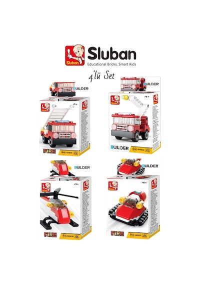 Buılder Fire 4'lü Set