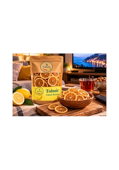 Tolmir Doğal Limon Kurusu Dilimlenmiş Kurutulmuş Limon 100 G
