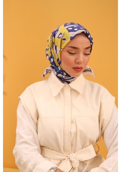 Silk Home Olinda Eşarp 48003-43 Lacivert