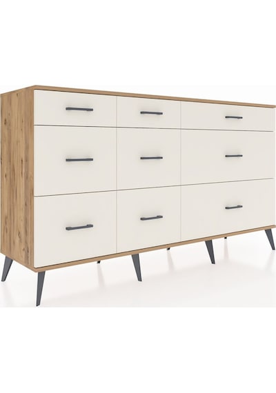 Hyperion Konsol 9 Çekmeceli 176x44x99 Çam-çam/aytaşı Atlas Çam - Atlas Çam