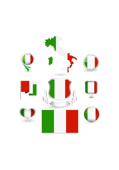 İtalya Sticker Set