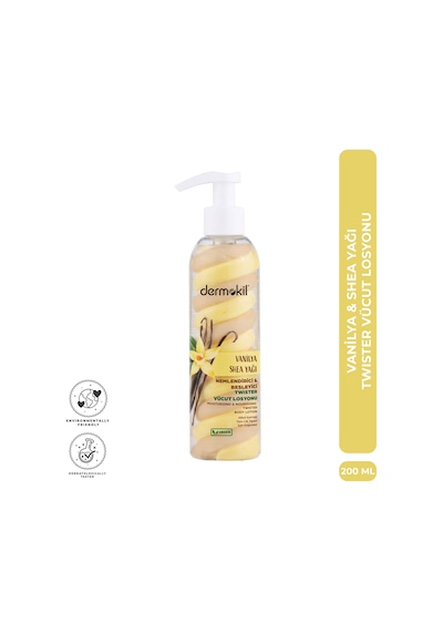 Dermokil Vanilya Shea Yağı Twister Vücut Losyonu 200 Ml