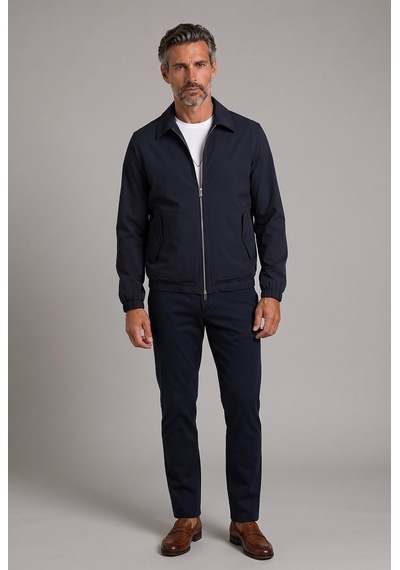 Bisse Lacivert Regular Fit Bebe Yaka Mont Mn26y26001 C39