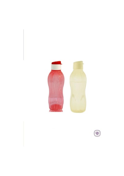 Eco Şişe Suluk 750 Ml 2 Li Set Kırmızı Sarı