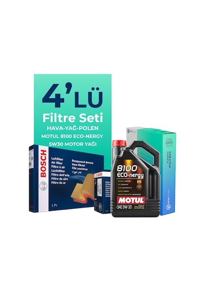 Mitsubishi Space Star 1.2 Filtre Bakım Seti Motul Motor Yağlı 2012-2023 4 Lü 8200BKMFLSHNGFL17049