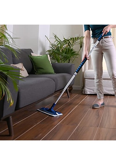 Mop Sopası, Teleskopik 90-150 Cm Ayarlanabilir Alüminyum Gövde, Soft Touch Kaymaz Sap, Standart Mop Başlıklarıyla