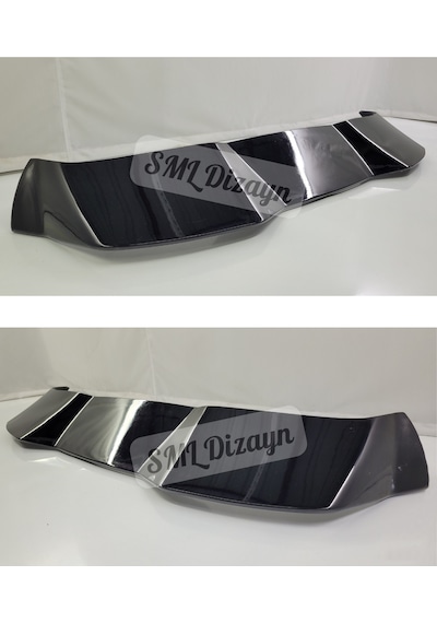 Renault Clio 4 Rs V Cup Style Spoiler- Spoyler Parlak Siyah