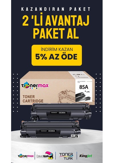 Hp Ce285a Uyumlu Toner 2'li Paket/ P1102 / M1122 / M1212nf / M1132