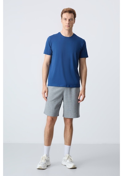 Air Jones Tommy Life Gri Melanj Pamuklu Kalın Yumuşak Dokulu Standart Fit Basic Erkek Şort - 81278 GRI MELANJ Air Jones Tommy Life Gri Melanj Pamuklu Kalın Yumuşak Dokulu Standart Fit Basic Erkek Şort - 81278 GRI MELANJ