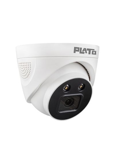 Plato Pl-22996 5mp Color Mikrofonlu Ses Kayıtlı 3.6 Mm 2 Atom Led Ahd Dome Kamera Güvenlik Kamerası Gece Görüşlü