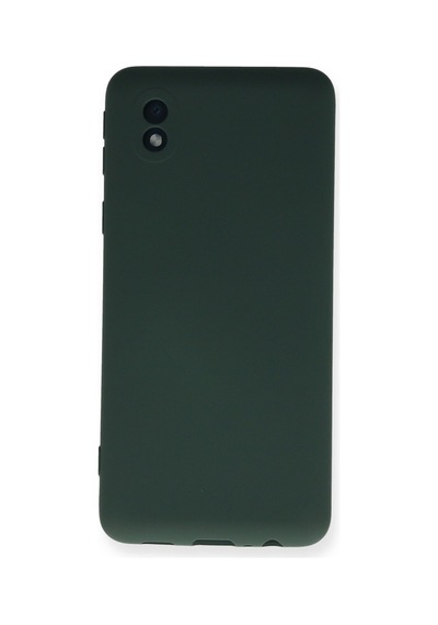 Samsung Galaxy Uyumlu A01 Core Kılıf Nano İçi Kadife Silikon - Koyu Yeşil Bz8683140167080