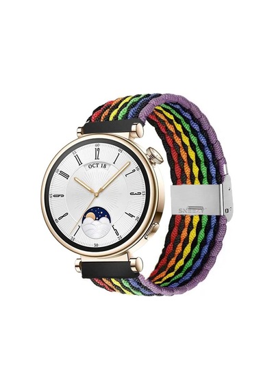 Sneezy Huawei Watch Gt 4 41mm İle Uyumlu 18mm Metal Klips Solo Fi