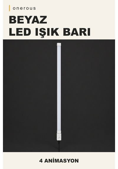 Onerous Beyaz Led Led Işık, 4 Animasyon