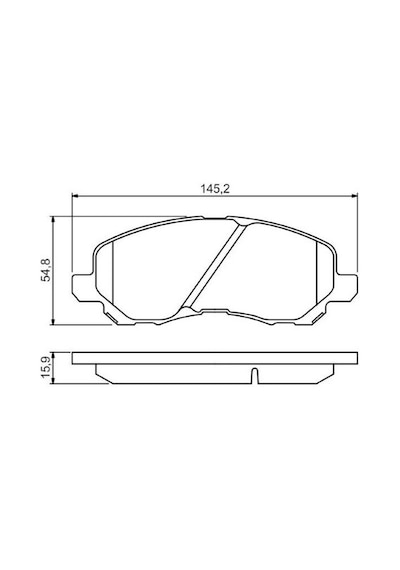 Jeep Compass 2.4 2006-2009 Bosch Ön Balata 23584