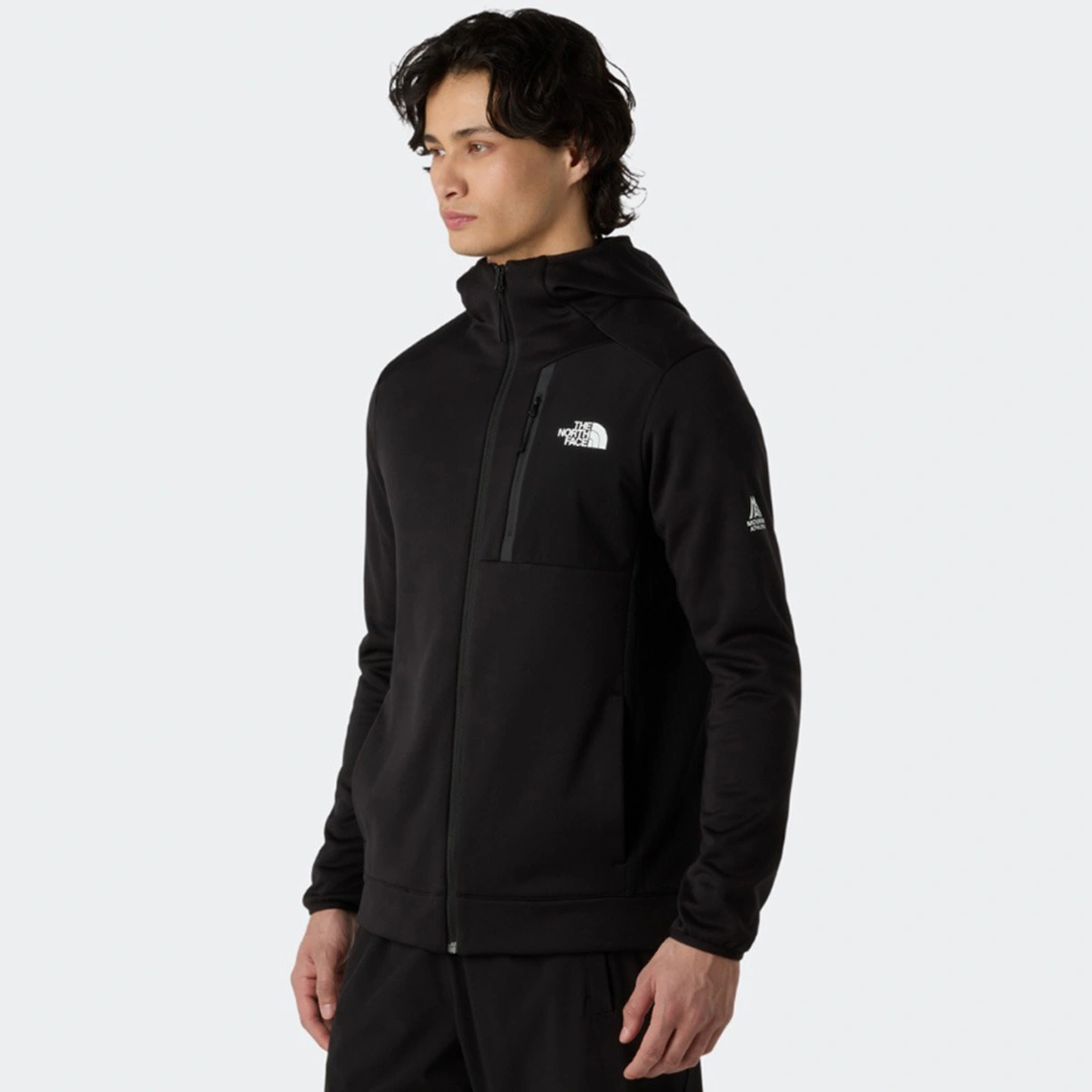 The North Face Mountain Athletics Fleece Erkek Siyah Kapüşonlu Ceket Siyah
