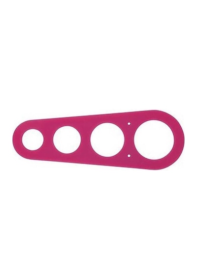 Silikon Spagetti Ölçüsü 18,5 X 6,5 Cm Pembe Silikon Çok Renkli Diğer