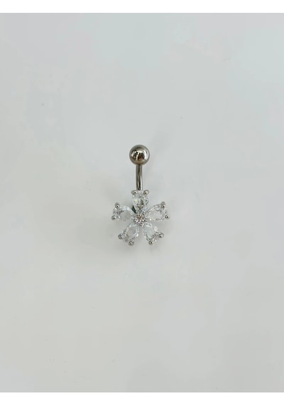 Çiçek Detaylı Göbek Piercing - Pg0133 Diğer